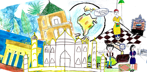 Greetings from Morocco to Germany and India.